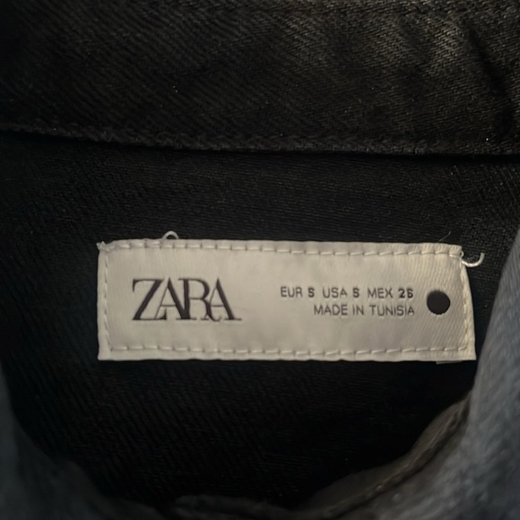 Zara Slim Denim Shirt - Picture 3 of 6
